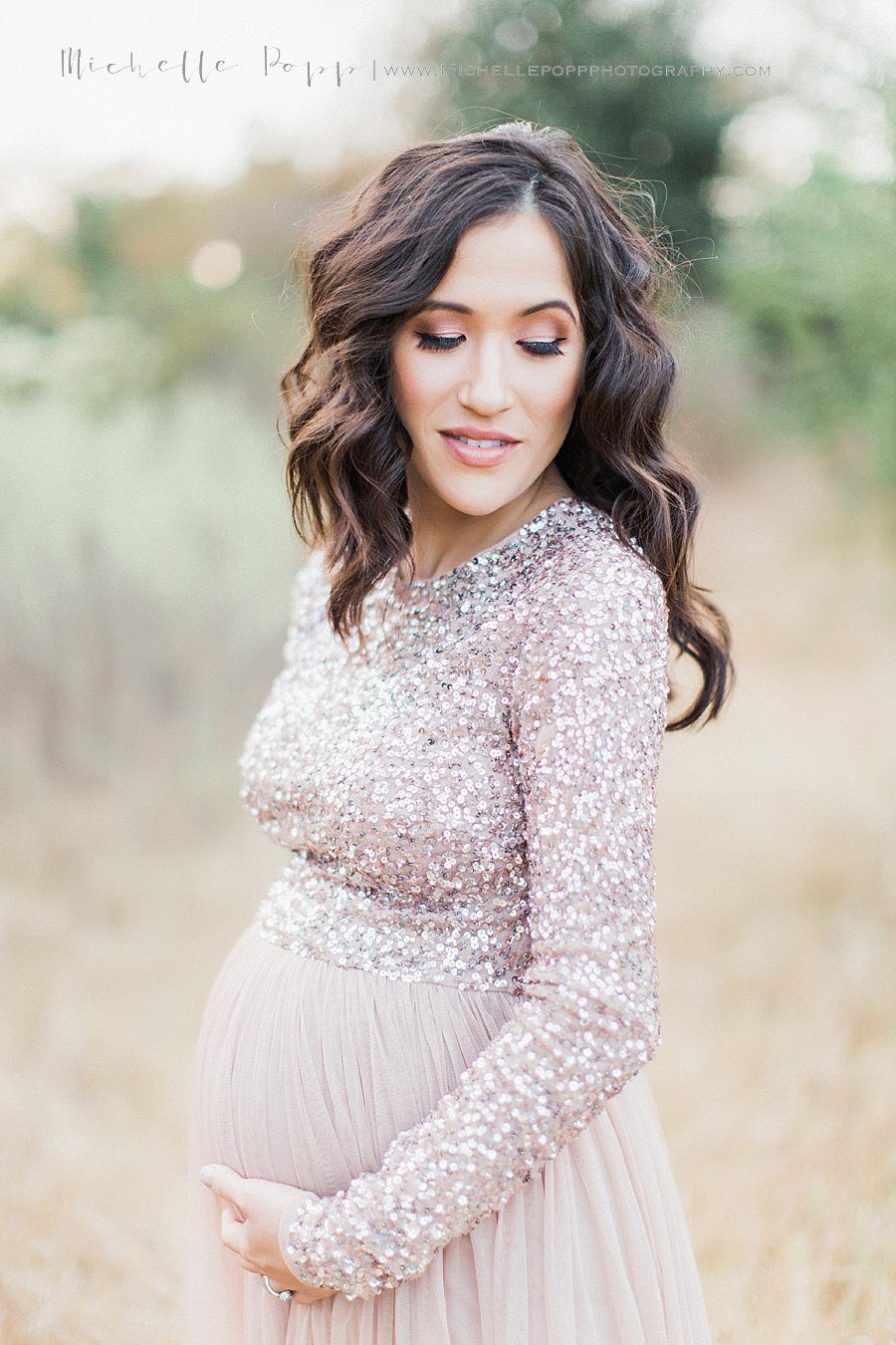 sequin & tulle maternity 