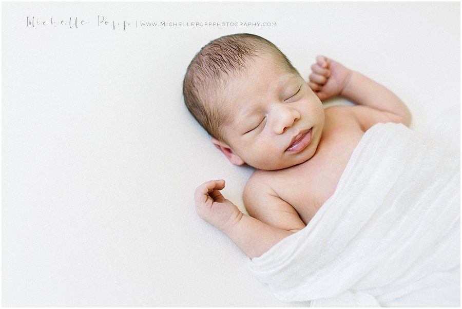picture of baby from a newborn photography session
