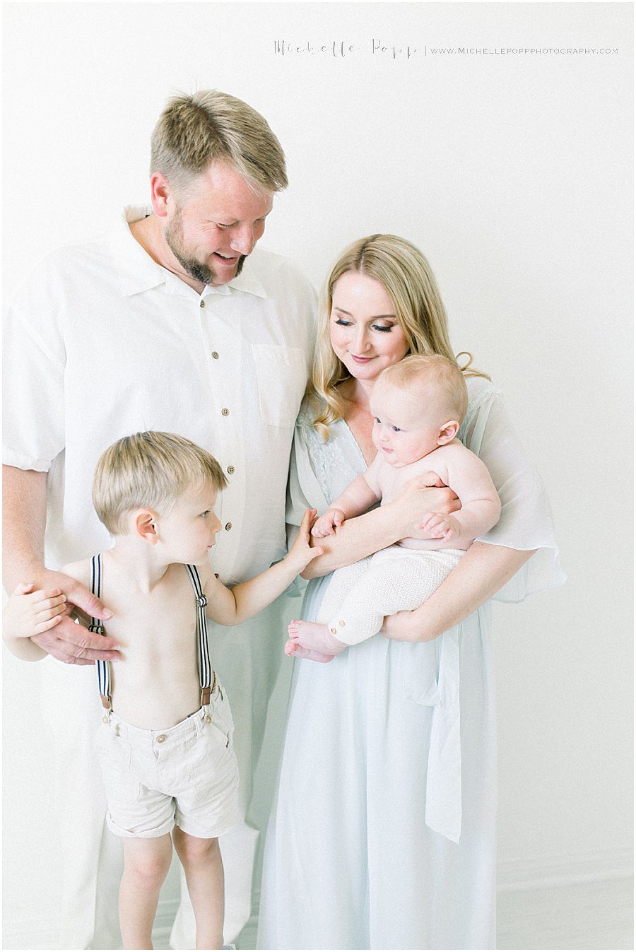 family enjoying their time together during their family photo session