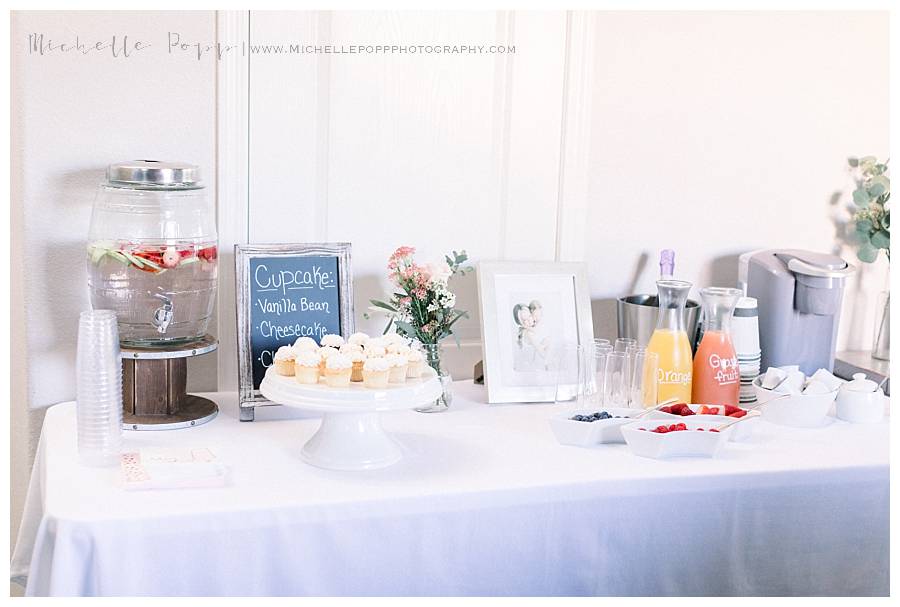 dessert tablescape