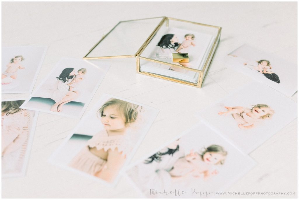 printed images and keepsake box