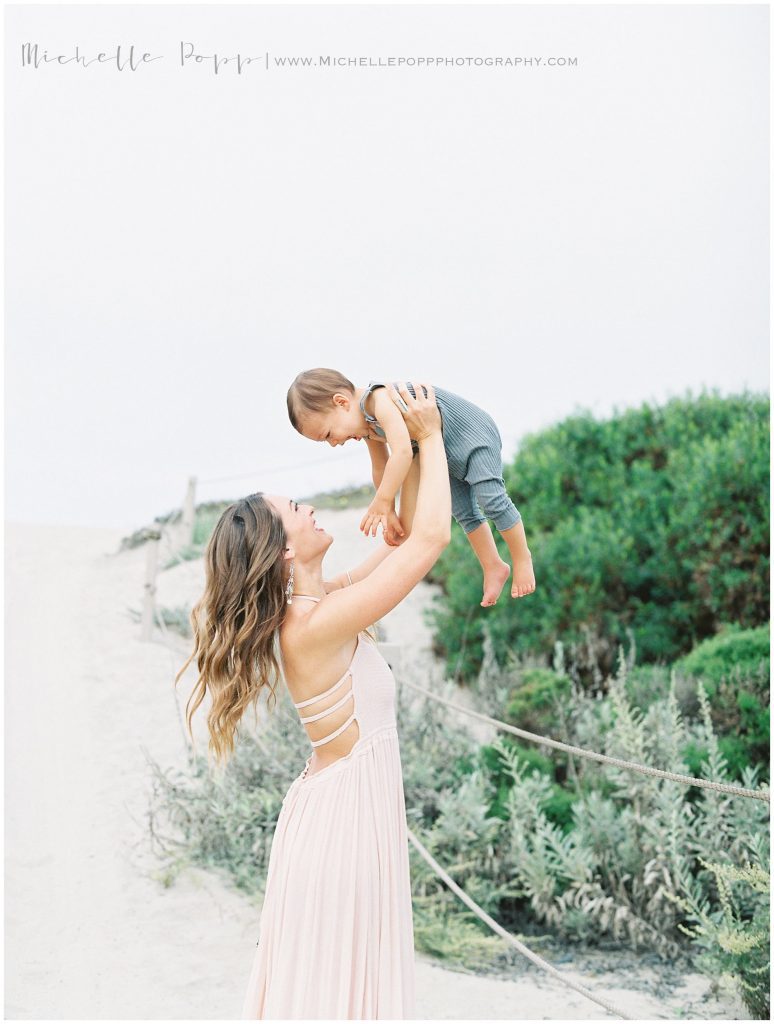 family photos at carlsbad state beach