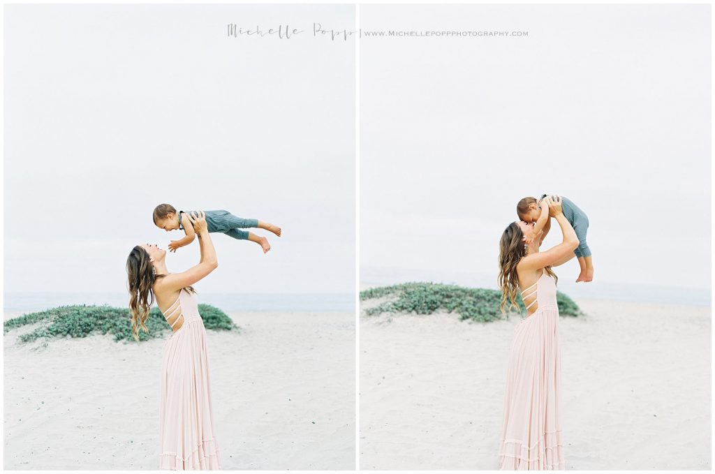 family photos at carlsbad state beach