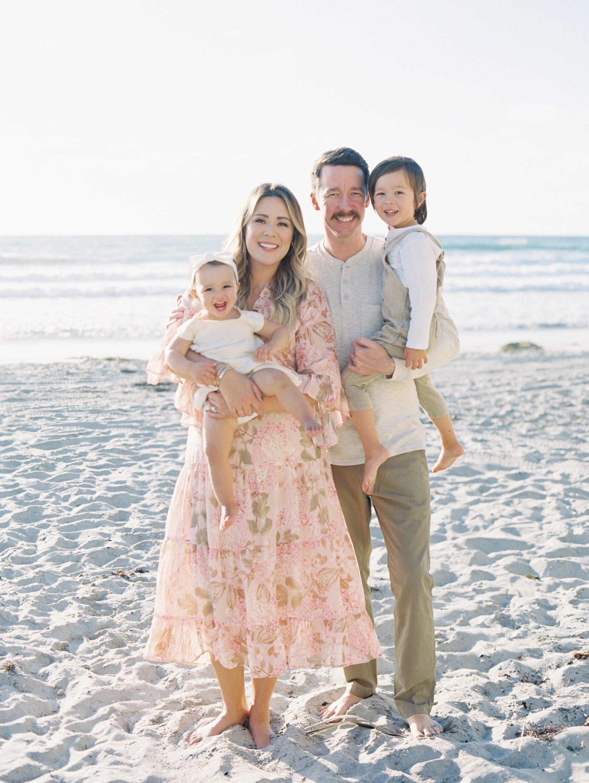 family photography at beach