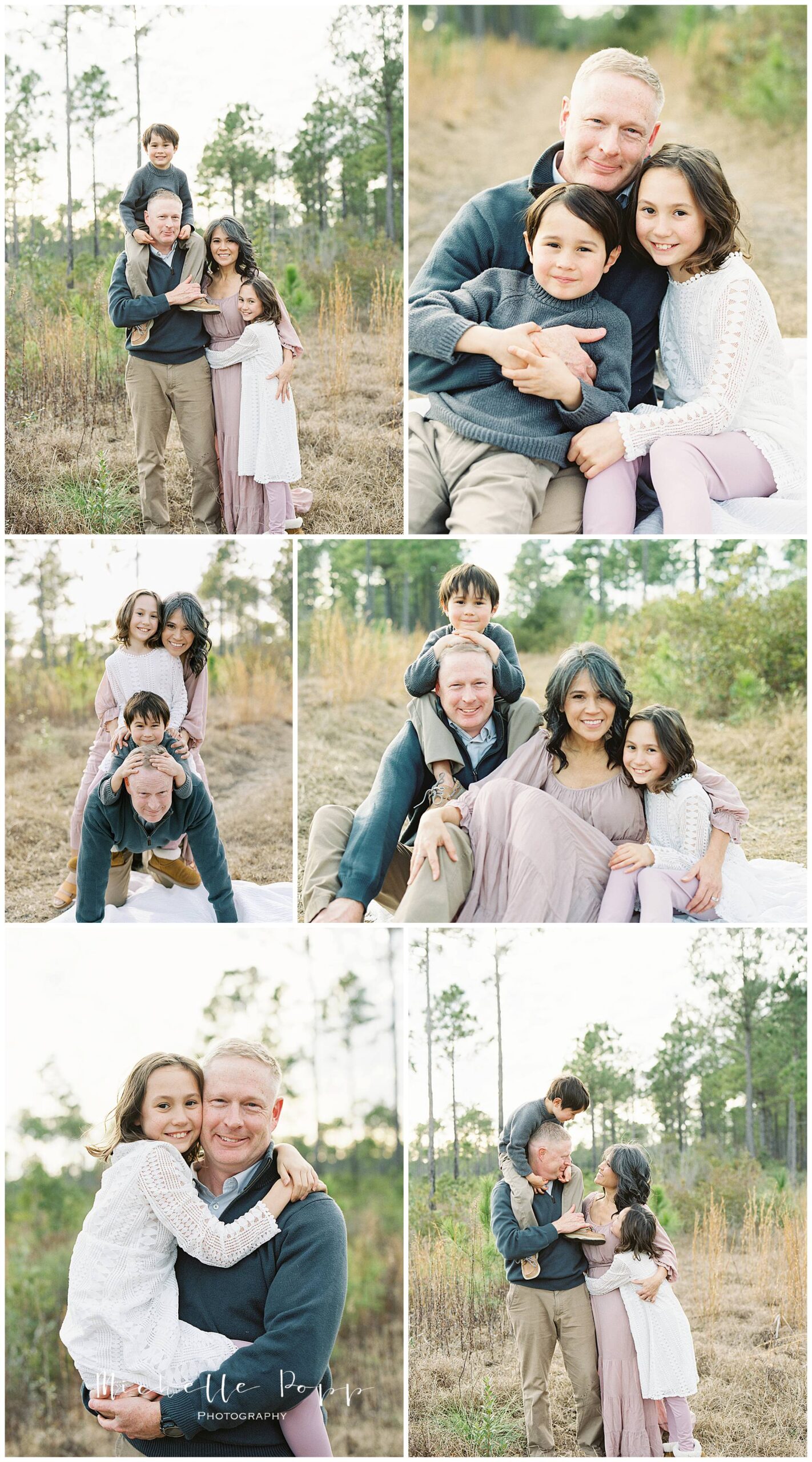 Fall family portraits in nature